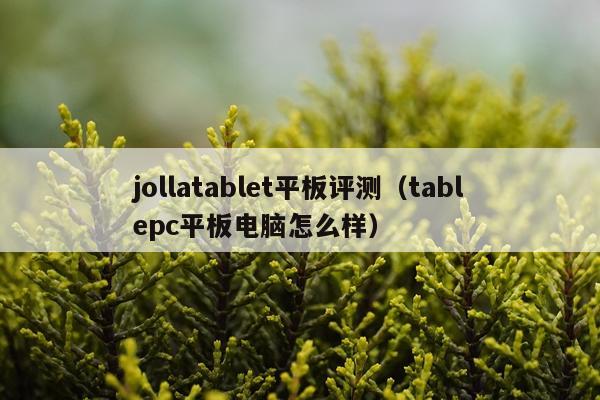 jollatablet平板评测（tablepc平板电脑怎么样）