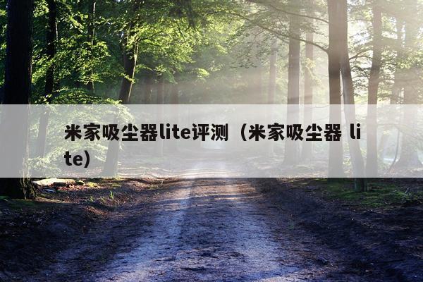 米家吸尘器lite评测（米家吸尘器 lite）