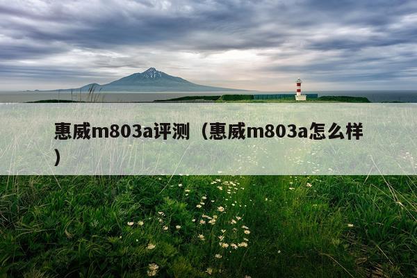 惠威m803a评测（惠威m803a怎么样）
