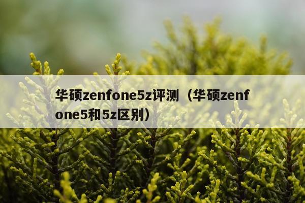 华硕zenfone5z评测（华硕zenfone5和5z区别）