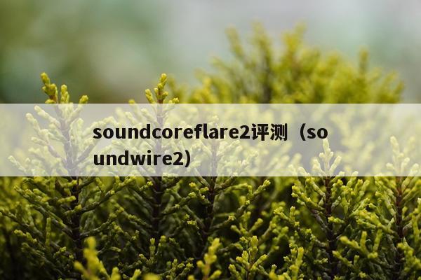 soundcoreflare2评测（soundwire2）