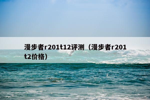 漫步者r201t12评测（漫步者r201t2价格）