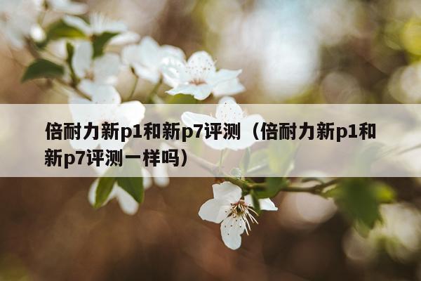 倍耐力新p1和新p7评测（倍耐力新p1和新p7评测一样吗）