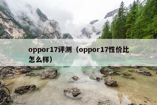 oppor17评测（oppor17性价比怎么样）