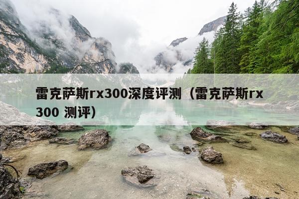 雷克萨斯rx300深度评测（雷克萨斯rx300 测评）