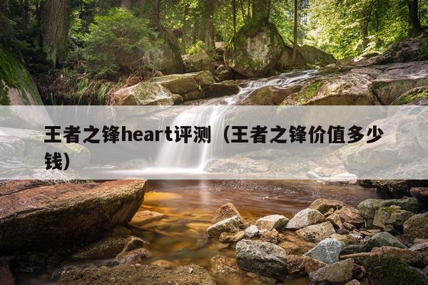王者之锋heart评测（王者之锋价值多少钱）