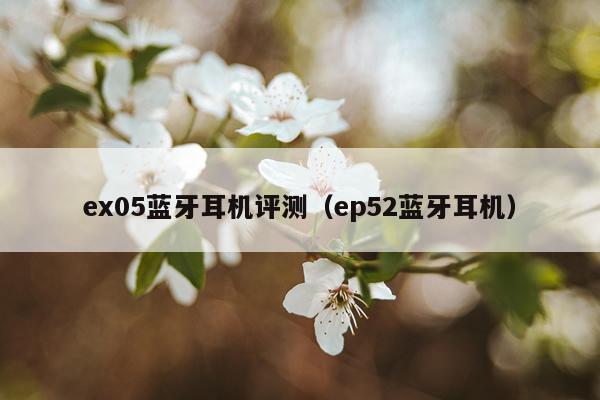 ex05蓝牙耳机评测（ep52蓝牙耳机）