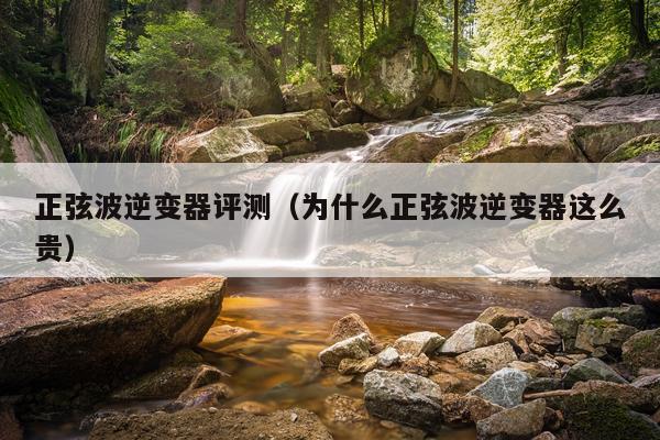 正弦波逆变器评测（为什么正弦波逆变器这么贵）