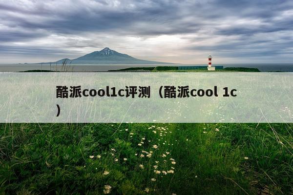 酷派cool1c评测（酷派cool 1c）