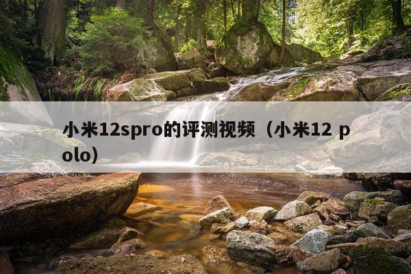 小米12spro的评测视频（小米12 polo）