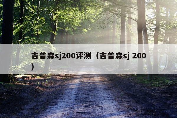 吉普森sj200评测（吉普森sj 200）