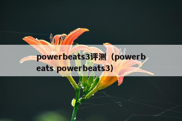 powerbeats3评测（powerbeats powerbeats3）
