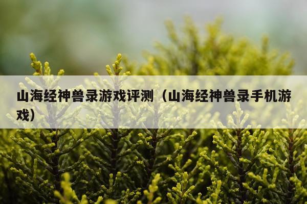 山海经神兽录游戏评测（山海经神兽录手机游戏）