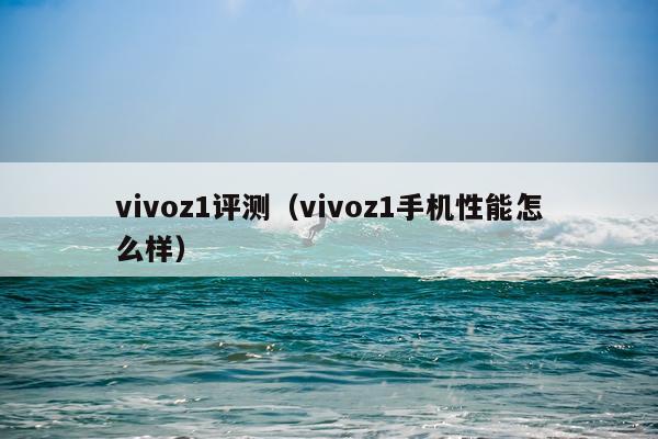 vivoz1评测（vivoz1手机性能怎么样）