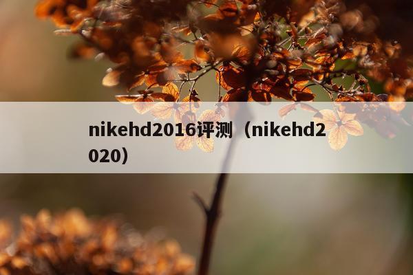 nikehd2016评测（nikehd2020）