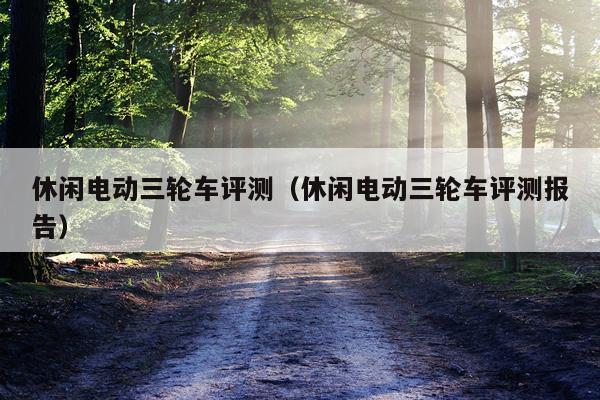 休闲电动三轮车评测（休闲电动三轮车评测报告）