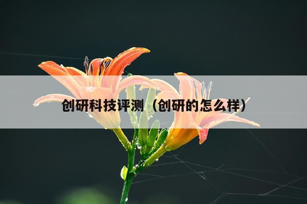 创研科技评测（创研的怎么样）