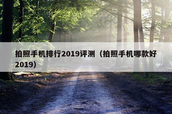 拍照手机排行2019评测（拍照手机哪款好2019）