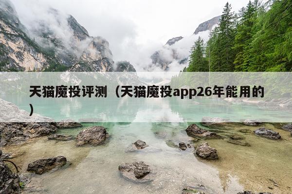 天猫魔投评测（天猫魔投app26年能用的）