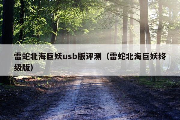 雷蛇北海巨妖usb版评测（雷蛇北海巨妖终级版）