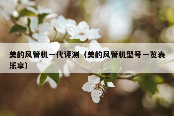 美的风管机一代评测（美的风管机型号一览表乐享）