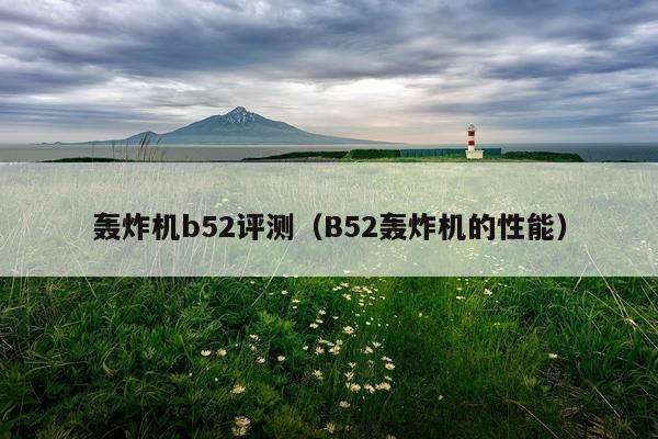 轰炸机b52评测（B52轰炸机的性能）