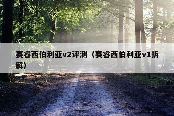 赛睿西伯利亚v2评测（赛睿西伯利亚v1拆解）