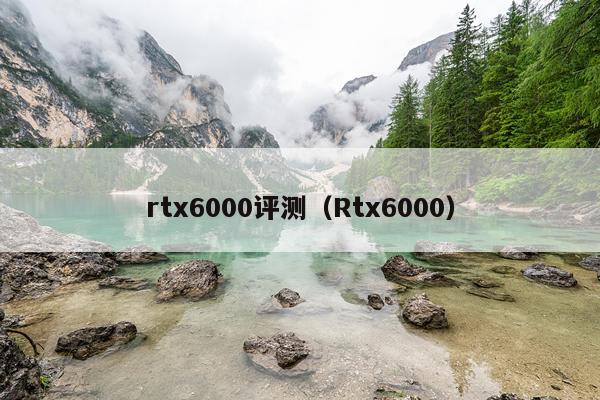 rtx6000评测（Rtx6000）