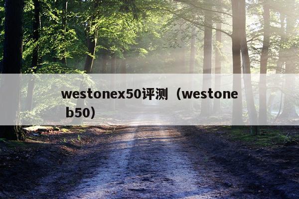 westonex50评测（westone b50）