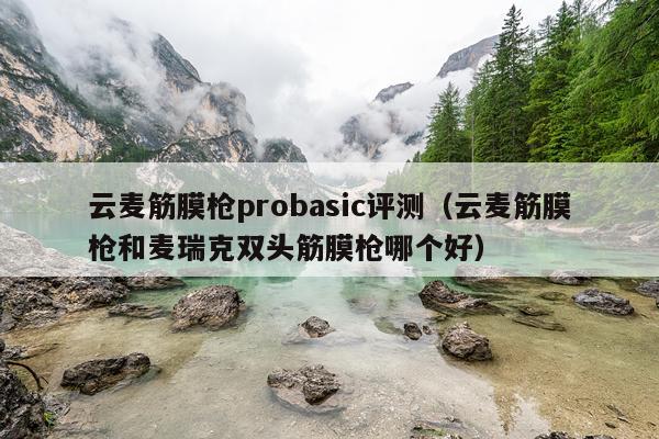 云麦筋膜枪probasic评测（云麦筋膜枪和麦瑞克双头筋膜枪哪个好）