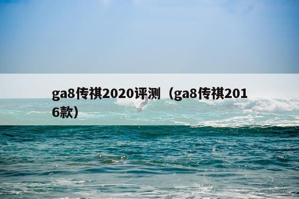 ga8传祺2020评测（ga8传祺2016款）