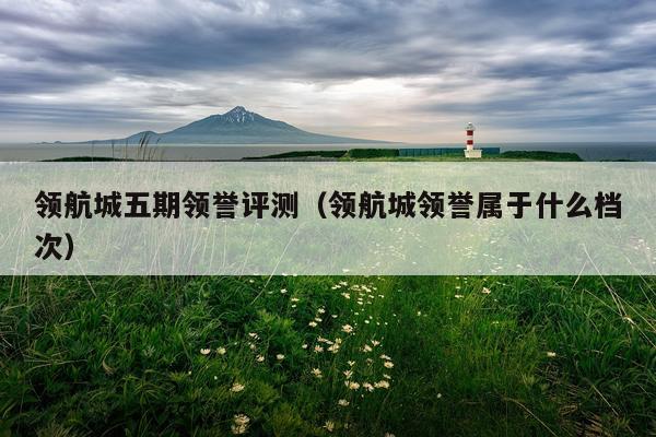 领航城五期领誉评测（领航城领誉属于什么档次）