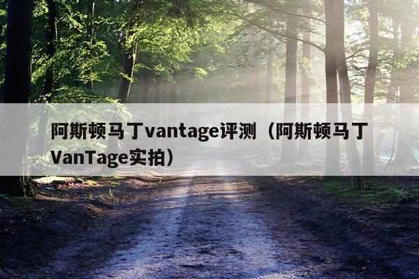 阿斯顿马丁vantage评测（阿斯顿马丁VanTage实拍）