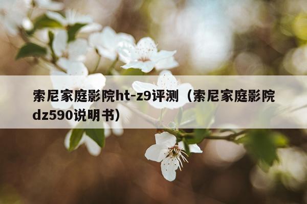 索尼家庭影院ht-z9评测（索尼家庭影院dz590说明书）