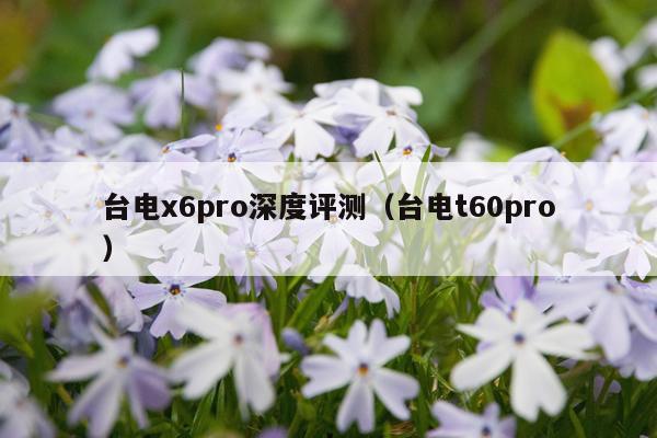 台电x6pro深度评测（台电t60pro）