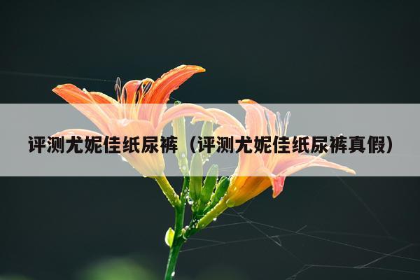 评测尤妮佳纸尿裤（评测尤妮佳纸尿裤真假）