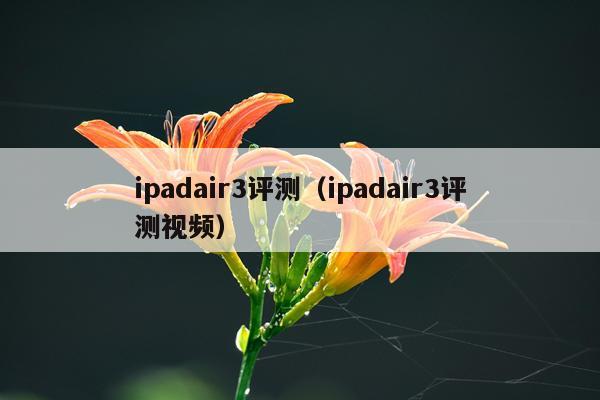 ipadair3评测（ipadair3评测视频）
