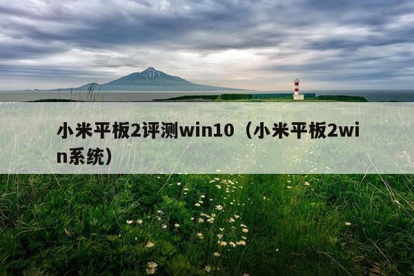 小米平板2评测win10（小米平板2win系统）