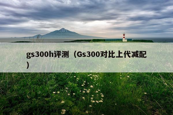 gs300h评测（Gs300对比上代减配）
