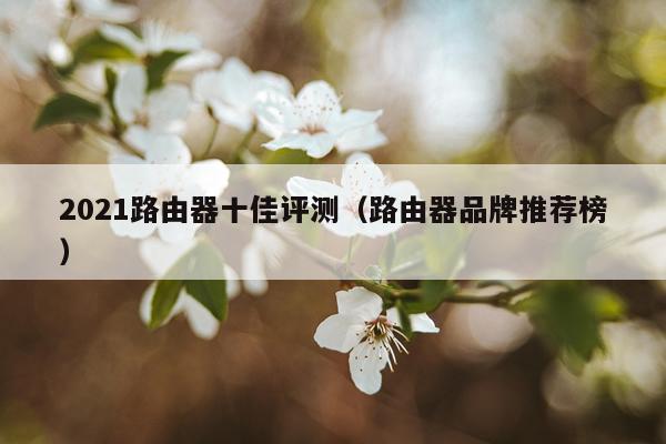 2021路由器十佳评测（路由器品牌推荐榜）