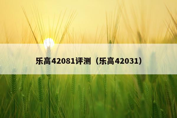 乐高42081评测（乐高42031）