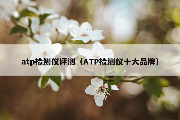 atp检测仪评测（ATP检测仪十大品牌）