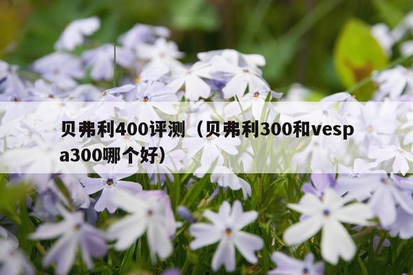 贝弗利400评测（贝弗利300和vespa300哪个好）