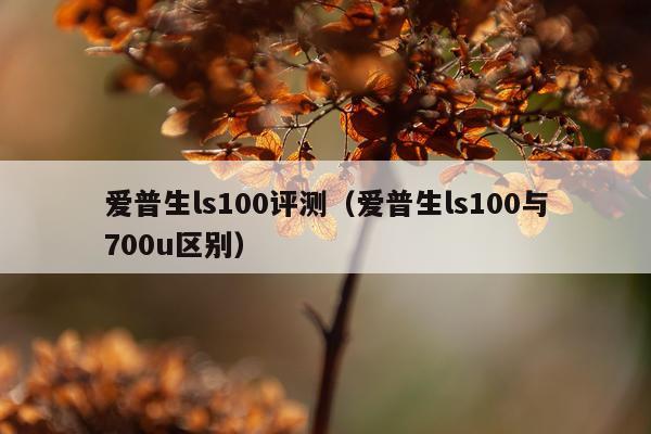 爱普生ls100评测（爱普生ls100与700u区别）