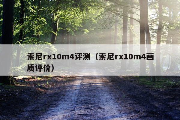 索尼rx10m4评测（索尼rx10m4画质评价）