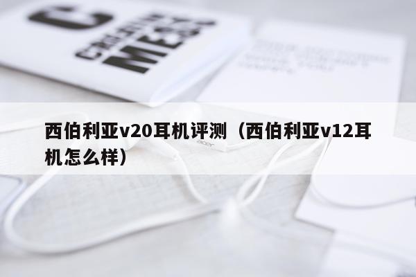 西伯利亚v20耳机评测（西伯利亚v12耳机怎么样）