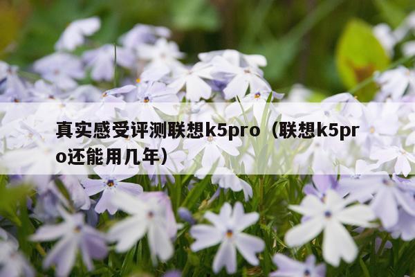 真实感受评测联想k5pro（联想k5pro还能用几年）