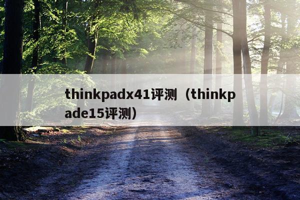 thinkpadx41评测（thinkpade15评测）