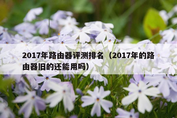 2017年路由器评测排名（2017年的路由器旧的还能用吗）