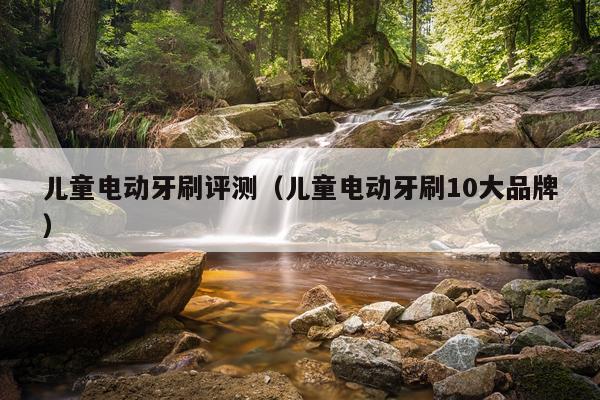 儿童电动牙刷评测（儿童电动牙刷10大品牌）